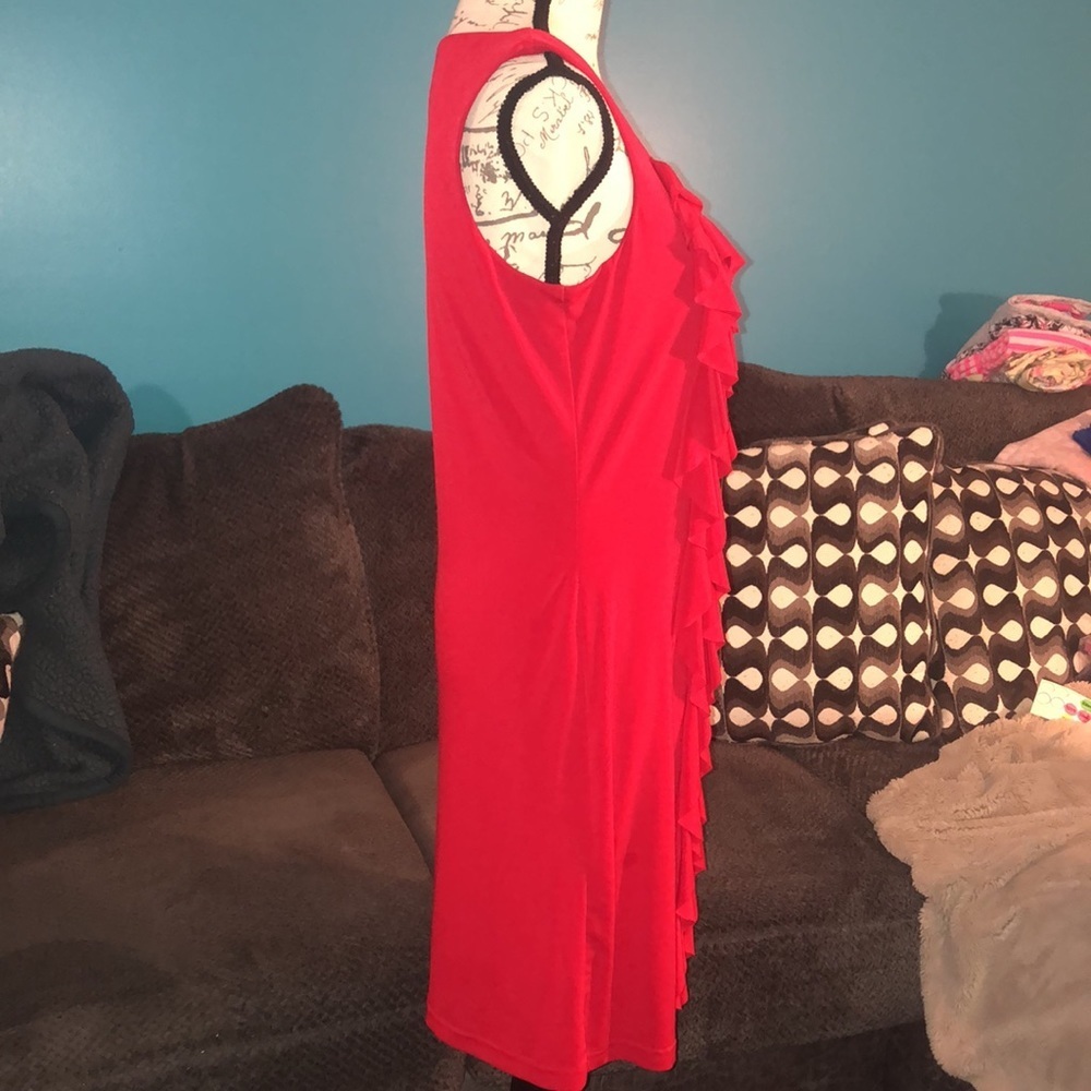 Spence Ruffled Sheath Dress, size 6 - Picture 3 of 5